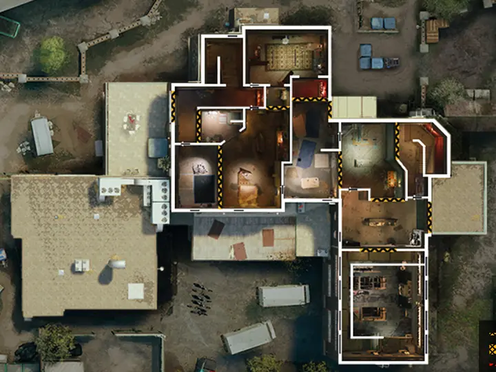 Clubhouse 2F floor plan with Bedroom / Gym
