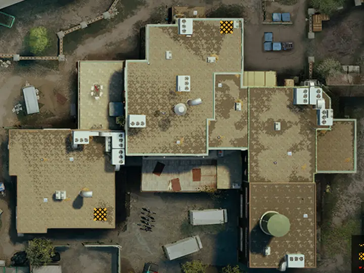Clubhouse floor above Bedroom / Gym