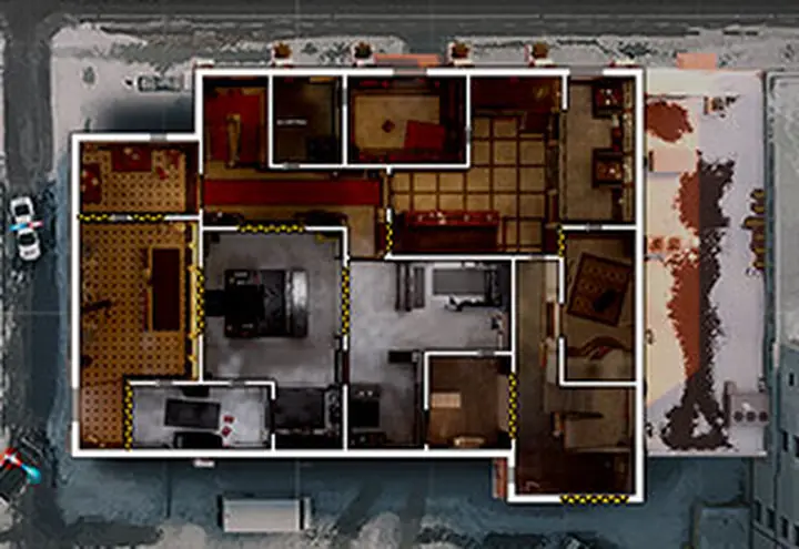 Kafe Dostoyevsky 1F floor plan with Kitchen Cooking / Kitchen Service