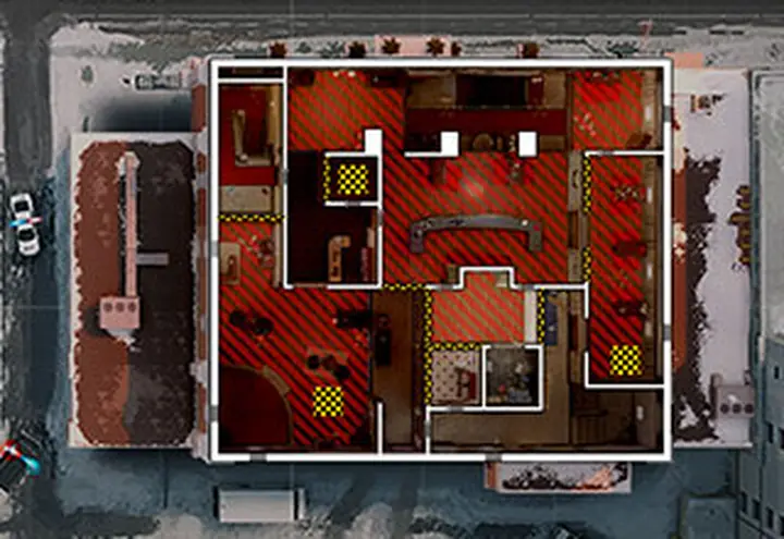 Kafe Dostoyevsky 3F floor plan with Cocktail Lounge / Bar