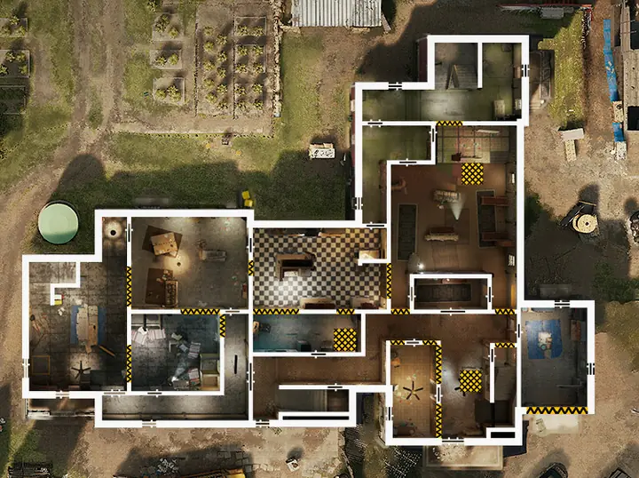 Oregon 1F floor plan with Kitchen / Meeting Hall
